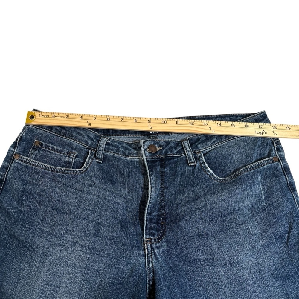 Riders by Lee Womens Jeans 16P Petite Mid Rise Straight Leg Stretch Denim Casual - Picture 13 of 16